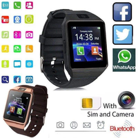 Jam Tangan Pintar Q18 Dengan Kamera, Slot Kartu SIM & TF, Pelacak Aktivitas Kebugaran, Jam Tangan Olahraga untuk Android iOS, Smartwatch, Reloj Inteligente