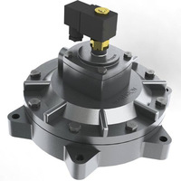 Vanne solénoïde électrique à bille en acier inoxydable DC 24V/12V AC220V pour le contrôle pneumatique et hydraulique, idéale pour l'élimination de la poussière