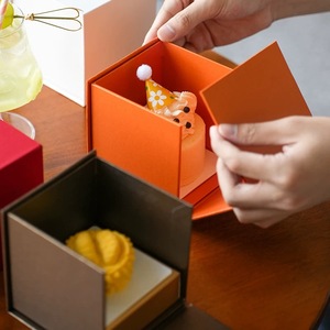 Boîte à dessert en papier Starlight haut de gamme pour gâteau individuel, mousse au <span class=keywords><strong>chocolat</strong></span>, boîte cadeau magnétique, boîte à bonbons, emballage - Product Image 4