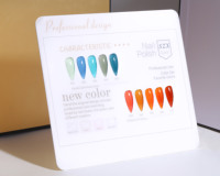 Vente en gros de vernis à ongles en gel semi-transparent effet écaille de tortue ambre, 15 ml, 10 couleurs, étiquette privée, pour salon
