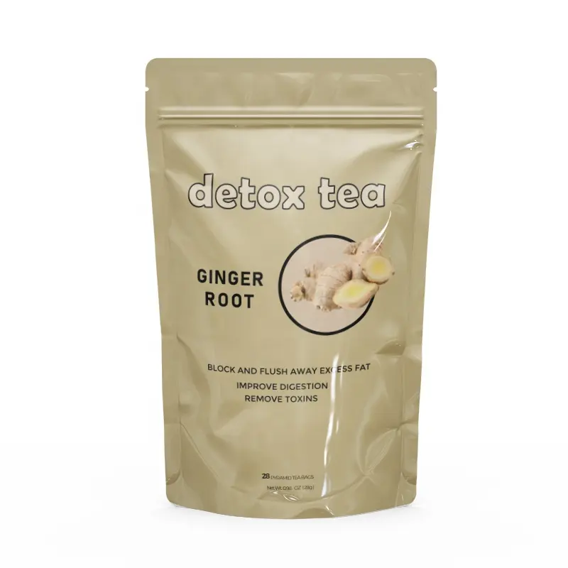 Private Label OEM ODM Wholesale detox tea with ginger and senna 7 days slimming tea