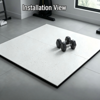 Revêtements de sol emboîtables pour salle de sport / Dalles de sol en caoutchouc pour salle de sport / Tapis amortisseurs pour salle de sport / Revêtements de sol pour salle de musculation