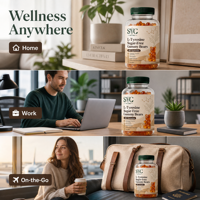 Gummies de L-Tyrosine 1000mg sans sucre à marque privée OEM, supplément végétal pour les acheteurs internationaux en gros