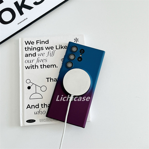 Lichicase gradiente magnético soporte de Metal funda de teléfono móvil para Samsung Galaxy A13 <span class=keywords><strong>A32</strong></span> cubierta de película de lente - Product Image 3