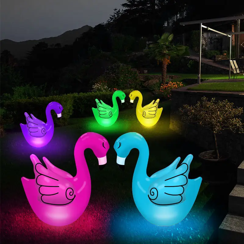 Boule lumineuse solaire Flamingo pour piscine, boule d'ambiance, 16 couleurs rvb, jardin extérieur, cour, étanche à l'eau et à la poussière