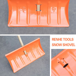 Hoge Kwaliteit Custom Metalen Sneeuw Verwijdering Schop Met Houten Handvat - Product Image 3