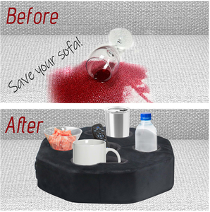 Customized Couch and Bed Cup Holder Pillow <strong>Sofa</strong> Organizer <strong>Caddy</strong> for Drinks Remotes Phones Snacks - Product Image 4