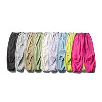 Pantalon cargo unisexe léger, imperméable et à séchage rapide, résistant aux déchirures, taille ajustable avec poches zippées
