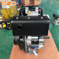 Moteur diesel Changfa 178F 4,0 kW 296 cm³ monocylindre refroidi par air pour machines de construction