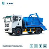 Camion à ordures Dongfeng 4*2 à bras oscillant EURO 3, camion compacteur de déchets, prix des camions à ordures, camion compacteur de déchets 210 CV