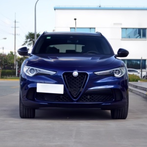 Parachoques delantero y trasero envolvente de trébol de cuatro hojas modificado <span class=keywords><strong>Alfa</strong></span> Romeo Stelvio, rejilla de escape de plástico PPsuv de cuatro salidas, kit de rejilla - Product Image 4