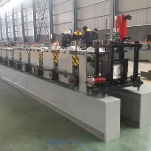Hoge Kwaliteit Gegalvaniseerd K Gutter Metalen Staal Downspouts Koude Roll Forming Machine Voor Verkoop