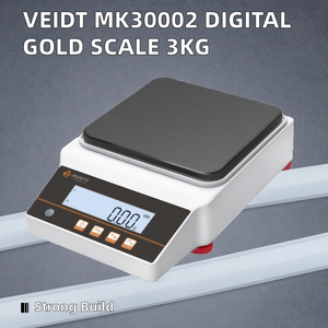 Balanza Digital de Laboratorio Veidt MK30002, Capacidad de 3 kg, Precisión de 0.01 g, Densidad de Oro, Pantalla LCD, Personalizable OEM/ODM, Garantía de 2 Años, MK30 - Product Image 2