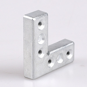 ขายึดมุมอะลูมิเนียมรูปตัว L ยี่ห้อ Zhan Han ผลิตจากโลหะผสมสังกะสี สำหรับเชื่อมต่อกรอบประตูหน้าต่าง 90 องศา - Product Image 4