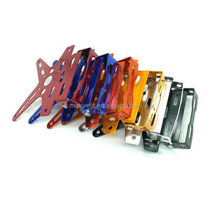 Support de plaque d'<span class=keywords><strong>immatriculation</strong></span> de <span class=keywords><strong>moto</strong></span> cnc, ajustable pour motocyclette, support de plaque d'<span class=keywords><strong>immatriculation</strong></span>, couverture en alliage d'aluminium universel - Product Image 5