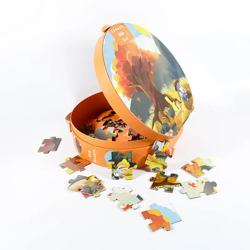 Puzzles spatiaux en bois Kit de peinture bricolage Jouets scientifiques pour enfants pour enfants