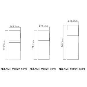 Bán buôn nhựa Lotion chai mỹ phẩm Container 50ml <span class=keywords><strong>60ml</strong></span> 80ml rõ ràng không có không khí bơm chai nhựa USA - Product Image 2