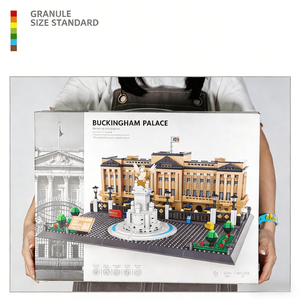 OEM Wholesale <b>Plastic</b> Buckingham Palace London England Building <b>Blocks</b> Set 1:1 Scale Famous Architecture Model Bricks Toy for - Product Image 3