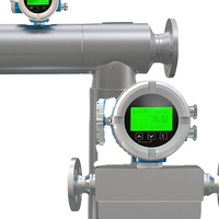 Yunyi Coriolis Mass Flow Meter Low Pressure Drop 100kPa Max Multiple Outputs Pulse Analog Suitable for Batching Filling System