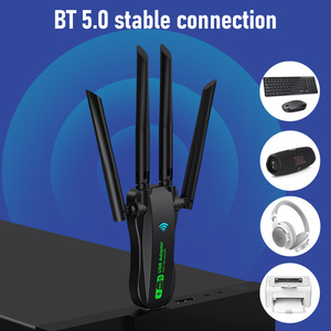 Adaptateur Wifi double bande 1300 Mbps <span class=keywords><strong>Antenne</strong></span> Wifi Adaptateur USB sans fil USB3.0 Carte sans fil haute vitesse Récepteur <span class=keywords><strong>PC</strong></span>/Ordinateur portable - Product Image 4