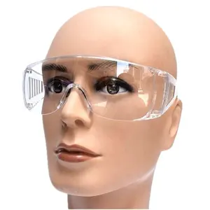 투명 PE PVC 접이식 저렴한 용접 안경 안전 안경