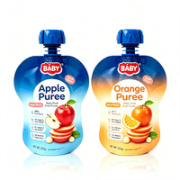 Op maat gemaakte speciaal gevormde spout pouch, staande pouch, hoge barrière, hersluitbare spout zak voor fruitpuree, sap, Mylar zakken