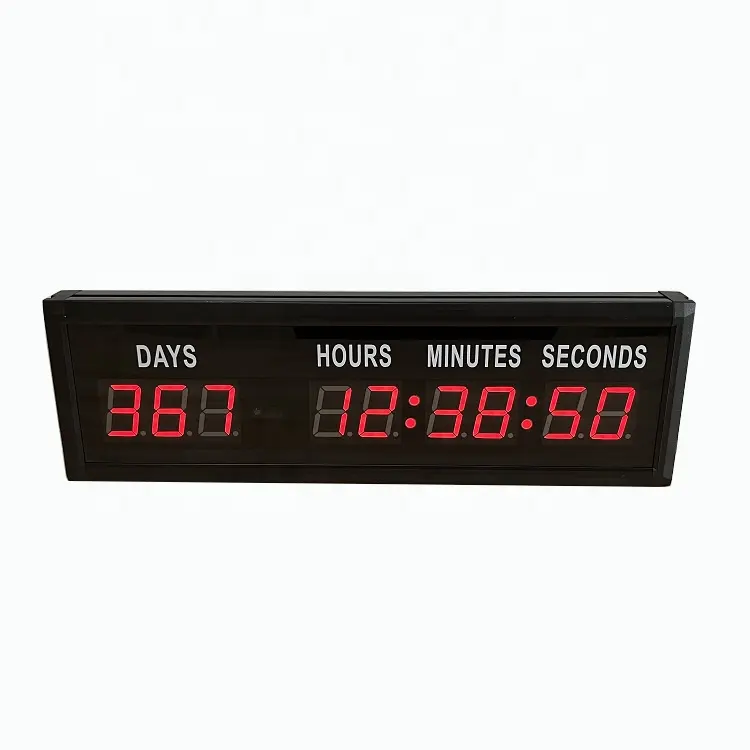 Aanpasbare Logo Digitale Countdown Klok Dagen Uur Minuten Elektronische Countdown Digitale Timer