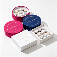 Boîtes cadeaux rigides magnétiques blanches personnalisées avec insert EVA intégré à 6 compartiments pour l'emballage de produits médicaux en flacon