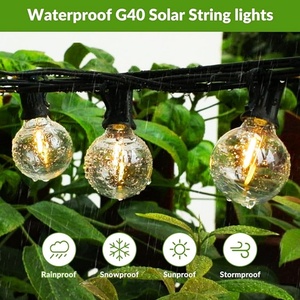 50 pies LED G40 bola cadena luces impermeable al aire libre jardín <span class=keywords><strong>guirnalda</strong></span> luces <span class=keywords><strong>terraza</strong></span> jardín Pub decoración de fiesta de Navidad - Product Image 3