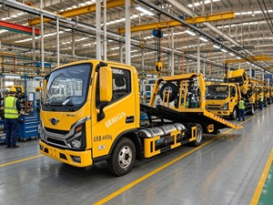 Camion de remorquage Foton Linghang G5 4x2, camion de remorquage <span class=keywords><strong>lourd</strong></span> diesel manuel pour le sauvetage routier en cas d'urgence - Product Image 4