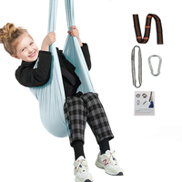 Fauteuil hamac pliable portable d'intérieur pour enfants, balançoire de thérapie sensorielle avec kit de fixation au plafond pour l'autisme et le TDAH