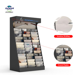 Tùy chỉnh kim loại hiển thị giá Thảm hiển thị mẫu vải cuộn hệ Thống Thảm hiển thị - Product Image 4