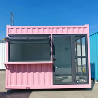 Conteneurs de Restauration Préfabriqués à Montage Rapide 10ft 20ft – Unité de Vente Alimentaire et Abri Pluie pour Centre Commercial, Panneau Sandwich
