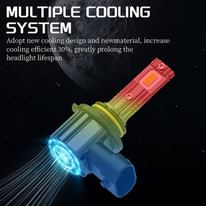 SANVI F8 34W H7 H1 9005 9006 H4 H11 LED Bulbs Car Headlight <b>12V</b> New Condition <b>Plug</b> and Play - Product Image 5