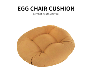 Wholesale Custom <strong>Cushions</strong> for Outdoor Swing Egg Chair <strong>Cushion</strong> Woven 100% Polyester <strong>Round</strong> Hotel Customized Size,customized Size - Product Image 4