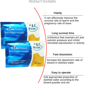 Polvo Diluyente de Semen de Cerdo de Granja, Polvo Nutritivo para la Recolección de Semen, Conservante de Semen - Product Image 2