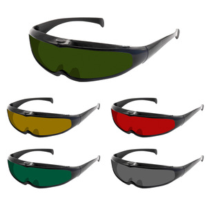 Lunettes de sécurité laser, lunettes de protection 200-2000nm, épaisseur de lentille de 1.6mm avec échange de lentilles pour la protection contre les rayonnements lumineux - Product Image 1