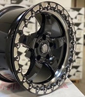 Jantes de course forgées D5 Beadlock de 15, 17 et 18 pouces 5x114.3 5x115 pour Mustang Dodge Hellcat Chevrolet Camaro SS/ZL1 Drag Pack