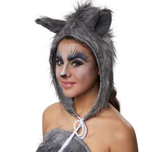 Costumes de Cosplay pour femmes, pas cher, Costume gris fantaisie pour adulte - Product Image 3