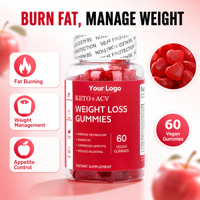 Gummies au vinaigre de cidre de pomme 500mg OEM ODM – Soutien métabolique, gestion du poids et santé intestinale