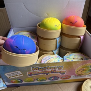 Caja Sorpresa de Juguetes Blandos Sensoriales Coloridos con Textura de Malta, Tipo Dumpling, para Alivio del Estrés, Venta al por Mayor - Product Image 1