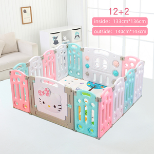 Barrière De Sécurité enfant Portable Parc Pliant En Plastique D'intérieur Fabricant Parc Pour Bébé - Product Image 2