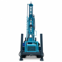 Équipement de forage hydraulique professionnel de 350 m avec options de tuyaux de forage de 89 mm et 102 mm, plateforme de forage de puits d'eau