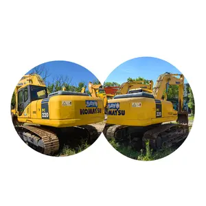 Nhật bản thực hiện KOMATSU PC220-7 bánh xích máy xúc, giá rẻ mèo 22ton Digger pc220 323D zx210 theo dõi xẻng