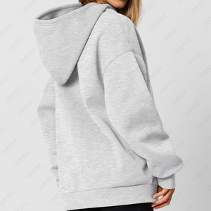 Sudadera con Capucha Personalizada con Estampado Bordado, Extragrande, para Hombre, Invierno, Impermeable, Cortavientos, Forro Polar, 100% Algodón, Informal, con Cremallera - Product Image 6