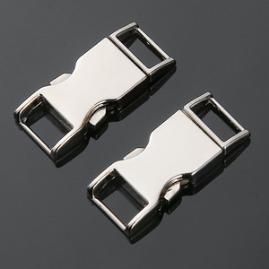 Metal Side Release Buckle 10mm Silver Durable For Bags Backpacks <b>Webbing</b> Hardware Accessories - Product Image 2