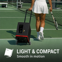 Machine à balles de tennis intelligente professionnelle Nisplay N3 en aluminium avec contrôle de rotation à distance via application pour usage extérieur – Vente en gros pour distributeurs
