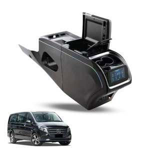 Refrigerador para Apoyabrazos de <span class=keywords><strong>Mercedes</strong></span> <span class=keywords><strong>Vito</strong></span> Clase V 2024-2026, W447 W448, con Carga Inalámbrica y Caja de Almacenamiento, 220V - Product Image 1