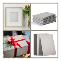 Le carton gris A4-sized polyvalent peut supporter des logos personnalisés, gris double face sans revêtement