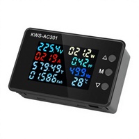 KWS-AC301 Voltmeter Digital Akurasi Tinggi Meteran Daya Listrik Wattmeter Penganalisis Energi AC 50-300V Detektor Tegangan 0-100A